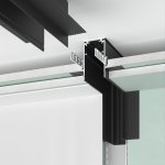 Slim Magnetic Коннектор угловой внутренний для встраиваемого шинопровода под ГКЛ 9,5мм черный 85213/00 Elektrostandard