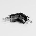 Slim Magnetic Коннектор угловой для встраиваемого шинопровода под ГКЛ 9,5мм черный 85214/00 Elektrostandard