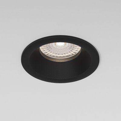 Светильник встраиваемый Andi GU10 черный 25058/01 Elektrostandard Светильник встраиваемый Andi GU10 черный 25058/01 Elektrostandard