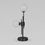 Настольный светильник со стеклянными плафонами Eurosvet 01383/2 черный