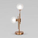 Настольный светильник со стеклянными плафонами Eurosvet 01383/2 латунь