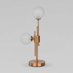 Настольный светильник со стеклянными плафонами Eurosvet 01383/2 латунь