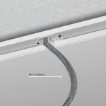 LL-2-ALP024 Встраиваемый гибкий алюминиевый профиль под ГКЛ 9,5мм (под ленту до 9,5mm) LL-2-ALP024 Elektrostandard