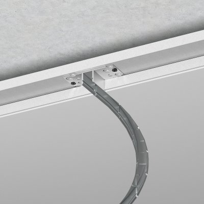 LL-2-ALP024 Встраиваемый гибкий алюминиевый профиль под ГКЛ 9,5мм (под ленту до 9,5mm) LL-2-ALP024 Elektrostandard