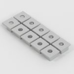 Заглушки для встраиваемого гибкого алюминиевого профиля под ГКЛ 9,5мм (компл. 5 пар) ZL-2-ALP024 Elektrostandard