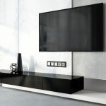 Рамка на 5 постов Slab (черный софт) Werkel W0052908