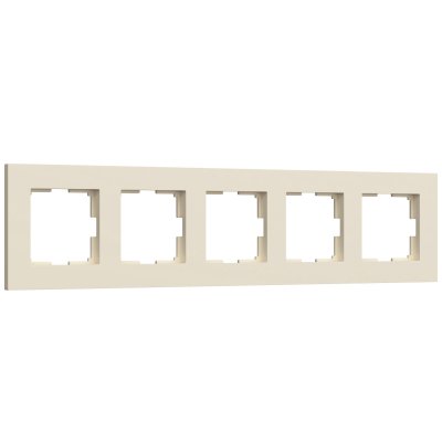 Рамка на 5 постов Slab (айвори софт) Werkel W0052962 Рамка на 5 постов Slab (айвори софт) Werkel W0052962