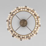 Подвесной светодиодный светильник с хрусталем 417/1 Bogate's