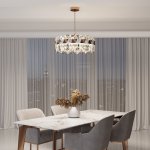 Подвесной светодиодный светильник с хрусталем 419/1 Bogate's