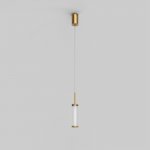 Подвесной светодиодный светильник 50386/1 LED латунь Eurosvet