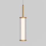 Подвесной светодиодный светильник 50386/1 LED латунь Eurosvet