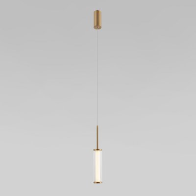 Подвесной светодиодный светильник 50386/1 LED латунь Eurosvet