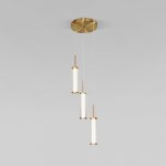 Подвесной светодиодный светильник 50386/3 LED латунь Eurosvet