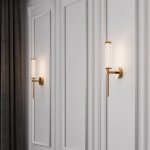 Настенный светодиодный светильник 50387 LED латунь Eurosvet