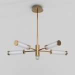 Потолочный светодиодный светильник 50386/5 LED латунь Eurosvet