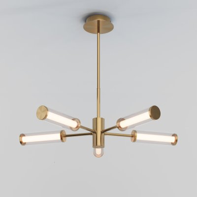 Потолочный светодиодный светильник 50386/5 LED латунь Eurosvet Потолочный светодиодный светильник 50386/5 LED латунь Eurosvet