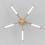 Потолочный светодиодный светильник 50386/5 LED латунь Eurosvet