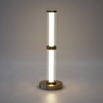 Настольный светодиодный светильник 80536/1 латунь Eurosvet