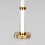 Настольный светодиодный светильник 80536/1 латунь Eurosvet