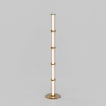 Напольный светодиодный светильник 80537/1 латунь Eurosvet