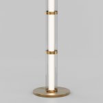 Напольный светодиодный светильник 80537/1 латунь Eurosvet