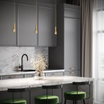 Светильник подвесной светодиодный Pino 5W 4000K золотой 50311 LED Elektrostandard