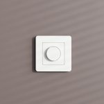 Рамка на 1 пост Split (белый/черный, soft-touch) Werkel W0013068