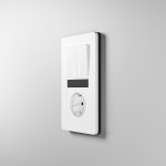 Рамка на 2 поста Split (белый/черный, soft-touch) Werkel W0023068