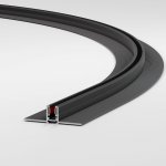 Mini Magnetic Шинопровод под ГКЛ 12,5мм черный ?1200 85221/00 Elektrostandard