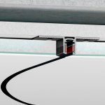 Mini Magnetic Шинопровод под ГКЛ 12,5мм черный ?1200 85221/00 Elektrostandard