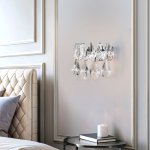 Настенный светодиодный светильник с хрусталем 437/1 Strotskis Bogate's