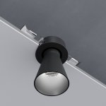 Светильник встраиваемый светодиодный Bell 8W 4000K черный 25097/LED Elektrostandard