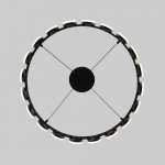 Подвесной светодиодный светильник Eurosvet 90332/20 черный