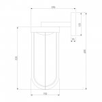 Светильник садово-парковый светодиодный Ritz черный 35183/D черный Elektrostandard