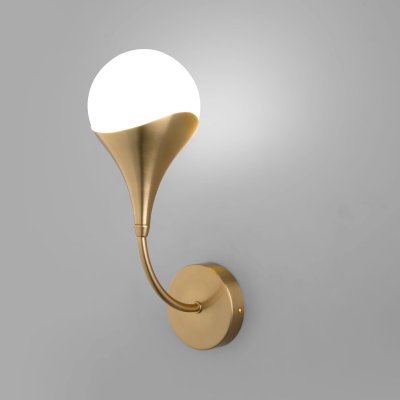 Настенный светильник Calyx 60168/1 латунь 60168/1 Eurosvet Настенный светильник Calyx 60168/1 латунь 60168/1 Eurosvet