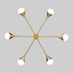 Потолочный светильник 60168/6 латунь Eurosvet