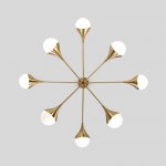 Потолочный светильник 60168/8 латунь Eurosvet