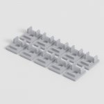 ZL-2-ALP025 Заглушки для встраиваемого алюминиевого профиля для подсветки ступеней  LL-2-ALP025 (комп. 5 пар) ZL-2-ALP025 Elektrostandard