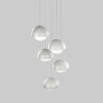 Подвесной светильник со стеклянными плафонами Eurosvet 10214 Bono