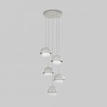 Подвесной светильник со стеклянными плафонами Eurosvet 10214 Bono