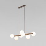 Подвесной светильник со стеклянными плафонами Eurosvet 10272 Estera Wood