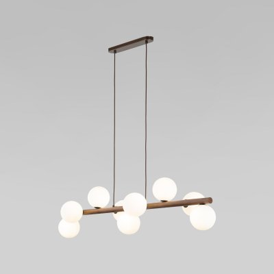 Подвесной светильник со стеклянными плафонами Eurosvet 10273 Estera Wood