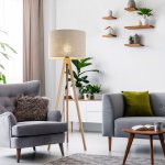 Напольный светильник с тканевым абажуром Eurosvet 16021 Grand TK