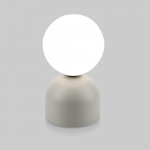 Настольный светильник со стеклянным плафоном Eurosvet 16038 Miki