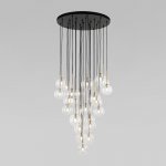 Подвесной светильник со стеклянными плафонами Eurosvet 10099 Nilos