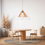 Подвесной светильник с деревянным рассеивателем 6586 Eris TK Lighting