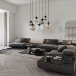 Подвесной светильник со стеклянными плафонами 4863 Esme TK Lighting