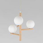 Подвесной светильник со стеклянными плафонами 6799 Estera Wood TK Lighting