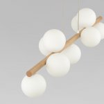 Подвесной светильник со стеклянными плафонами 5906 Estera Wood TK Lighting