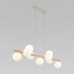 Подвесной светильник со стеклянными плафонами 5906 Estera Wood TK Lighting
